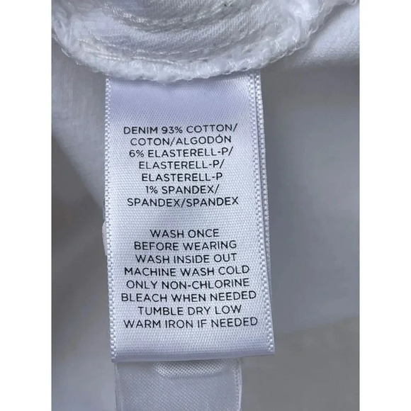 Ann Taylor LOFT Womens Modern High Rise Wide Leg Trouser Pants White Sz 31/12 - Picture 12 of 12